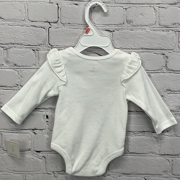 Lullaby Lane One Piece Top Girls Size 0-3 months Snowbaby Long Sleeve Snap Close - Picture 7 of 7